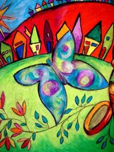 Detail Image for art Butterfly and The Honey Jar