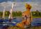Art: Bock on the Bay-sold by Artist Delilah Smith