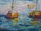 Art: Sailboats,Coming and Going by Artist Delilah Smith
