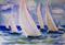 Art: Sails Across the Water by Artist Delilah Smith