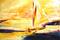 Art: Wind at Sunset by Artist Laurie Justus Pace