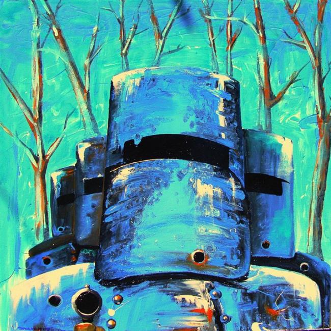 Art: Stand and Deliver (Sold) by Artist Barry Hunt