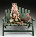 Art: Lady of the Woods - needle felted, ball-jointed doll by Artist Harlan