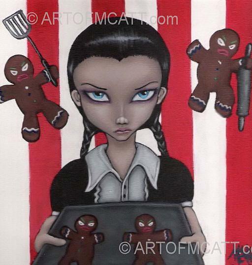 Art: THE EVILS OF GINGERBREAD COOKIES by Artist Martin Catterton
