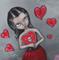 Art: BROKEN HEART VALENTINE by Artist Martin Catterton