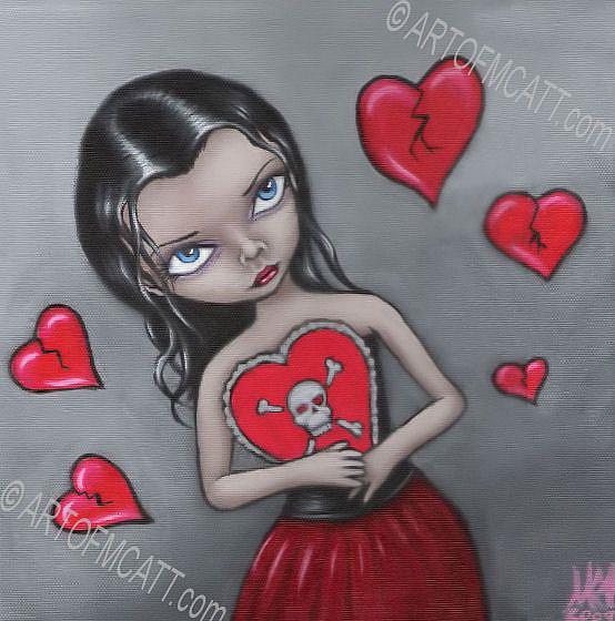 Art: BROKEN HEART VALENTINE by Artist Martin Catterton