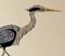 Art: Quilled Heron Fishing by Artist Sandra J. White