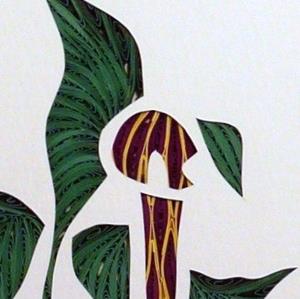 Detail Image for art Quilled Jack in the Pulpit
