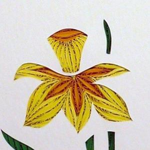 Detail Image for art Quilled Daffodil