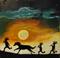 Art: Running to the Gathering by Artist Kathy Hatt