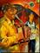 Art: Zydeco Party with Warren Prejean by Artist Diane Millsap