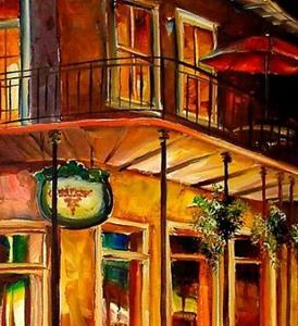 Detail Image for art French Quarter Golden Glow - SOLD