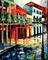 Art: Dawn on St. Peter Street - SOLD by Artist Diane Millsap