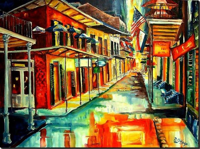 Art: Bourbon Street Glitz SOLD by Artist Diane Millsap