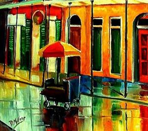 Detail Image for art Late on Bourbon Street - SOLD Detail Image for art Late on Bourbon Street - SOLD