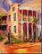 Art: Old House in New Orleans - SOLD by Artist Diane Millsap