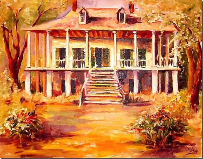 Old Louisiana Plantation SOLD by Diane Millsap from Paintings