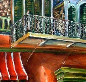 Detail Image for art Morning on Ursulines Street - SOLD