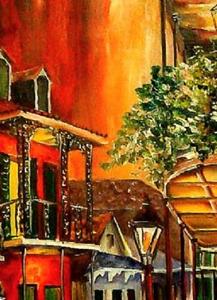 Detail Image for art The Bold Vieux Carre' - SOLD Detail Image for art The Bold Vieux Carre' - SOLD