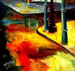 Detail Image for art Mysteries of the Vieux Carre' - SOLD Detail Image for art Mysteries of the Vieux Carre' - SOLD