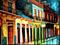 Art: Rainy Night on Bourbon Street - SOLD by Artist Diane Millsap
