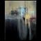 Art: Elle abstract 053 2430 GW Original abstract painting Atlantis by Artist Thomas C. Fedro