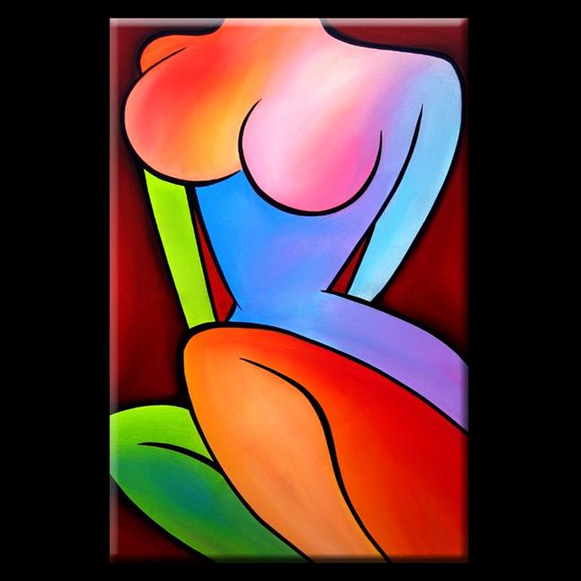 Art: Nude 125 2436 Summer Heat by Artist Thomas C. Fedro
