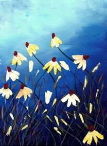 Detail Image for art WILDFLOWERS in OCEAN BREEZE