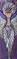 Art: SILVER GOLD ANGEL in the PURPLE LIGHT by Artist LUIZA VIZOLI