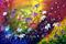 Art: WILD FLOWERS in RAINBOW LIGHT by Artist LUIZA VIZOLI