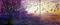 Art: SERENADE at SUNSET in PURPLE,VIOLET,BUTTERCREAM colors by Artist LUIZA VIZOLI