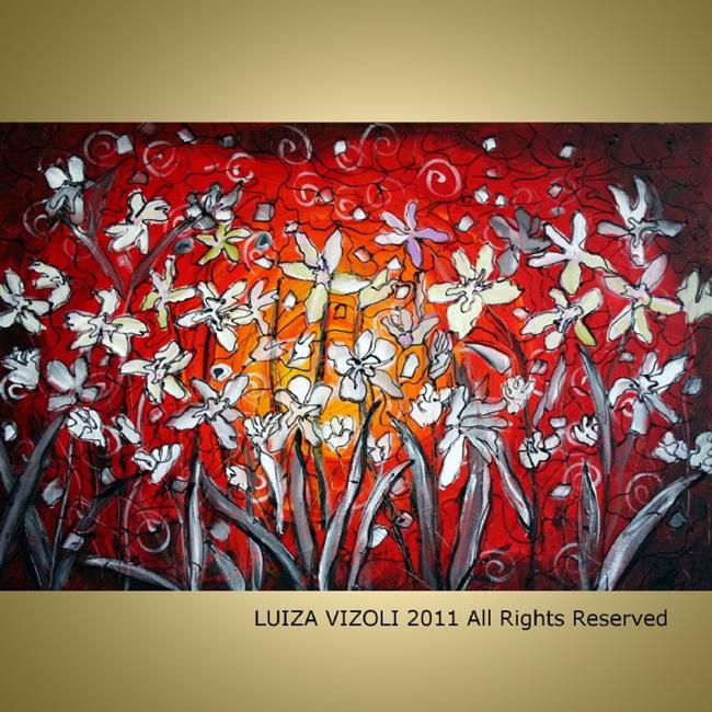 Art: ORCHID GARDEN by Artist LUIZA VIZOLI