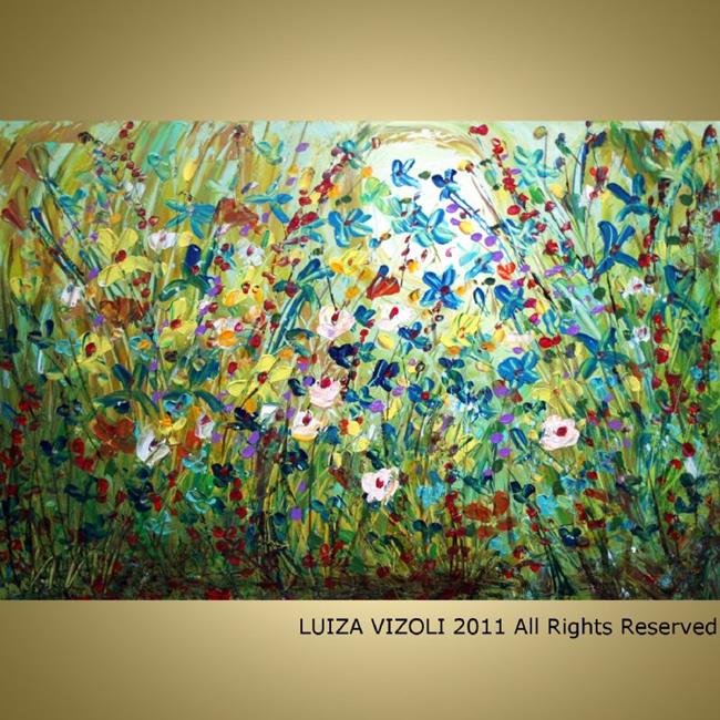 Art: Wildflowers by Artist LUIZA VIZOLI