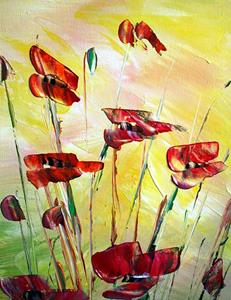 Detail Image for art Poppies Field