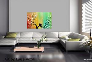 Detail Image for art LOVEBIRDS SPRING MUSIC