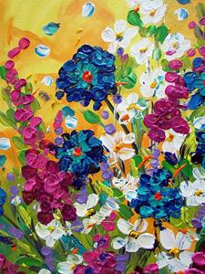 Detail Image for art Colorful Summer Flowers