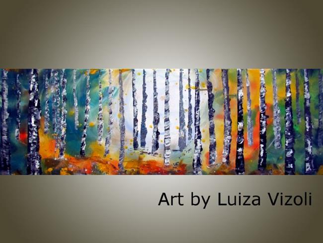 Art: MOON TREES by Artist LUIZA VIZOLI