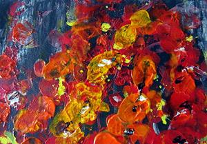 Detail Image for art RED BOUQUET