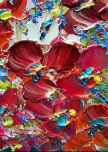 Detail Image for art Orange Floral