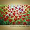 Art: Red Poppies Field by Artist LUIZA VIZOLI