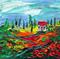 Art: TUSCANY by Artist LUIZA VIZOLI
