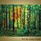 Art: SUMMER SUNSET FOREST by Artist LUIZA VIZOLI