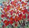 Art: RED ORANGE BOUQUET by Artist LUIZA VIZOLI
