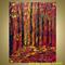 Art: BURGUNDY FALL TREES by Artist LUIZA VIZOLI
