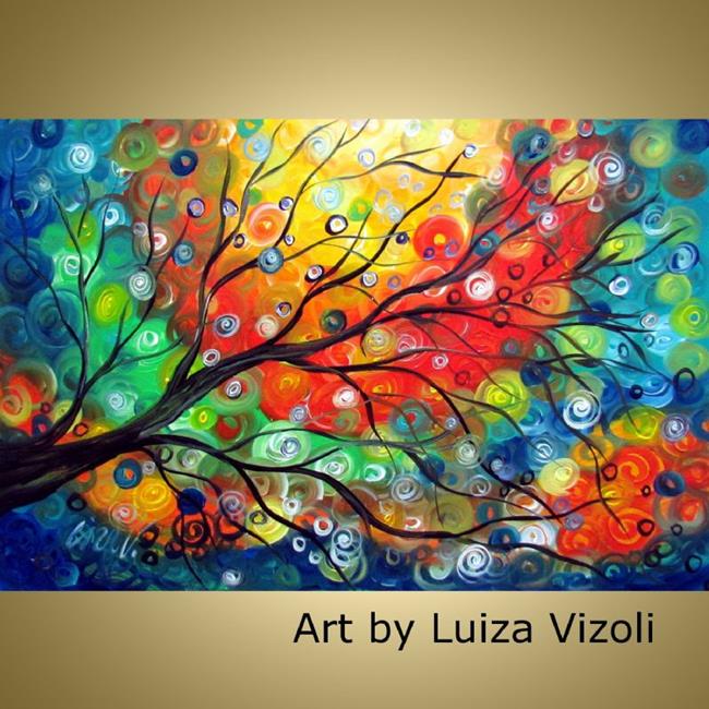 AT SUNSET - by LUIZA VIZOLI from ORIGINAL Paintings 2012