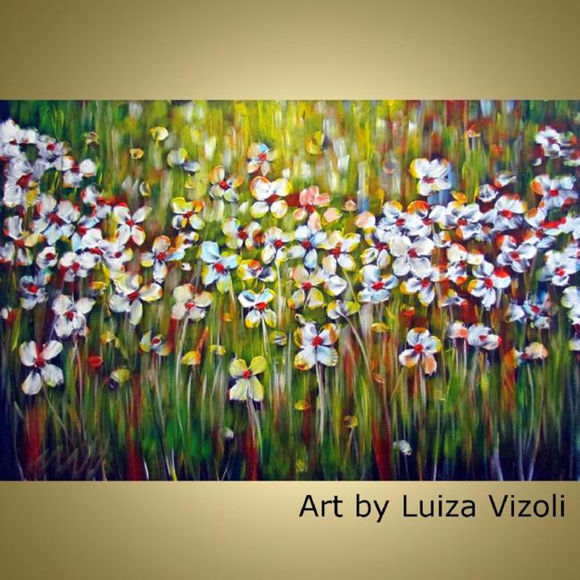 Art: GRASS and FLOWERS by Artist LUIZA VIZOLI