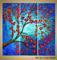 Art: RED CHERRY Blue Moon by Artist LUIZA VIZOLI