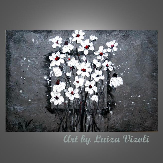Art: DANCING FLOWERS by Artist LUIZA VIZOLI