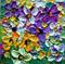 Art: MINI FLOWERS by Artist LUIZA VIZOLI