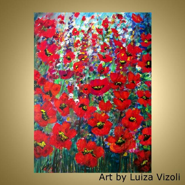 Art: Flowers in Bloom by Artist LUIZA VIZOLI